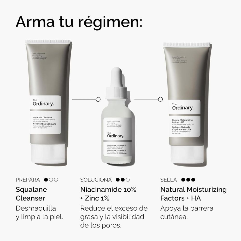 NIACINAMIDE 10% + ZINC 1% (S&Eacute;RUM ANTI-IMPERFECCIONES Y CONTROL DE POROS)